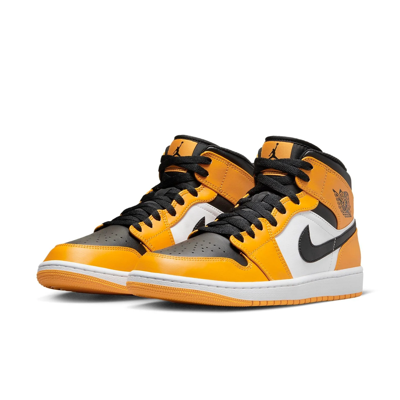 Alternative view of Air Jordan 1 Mid ‘Reverse Yellow Toe’ 554724-701