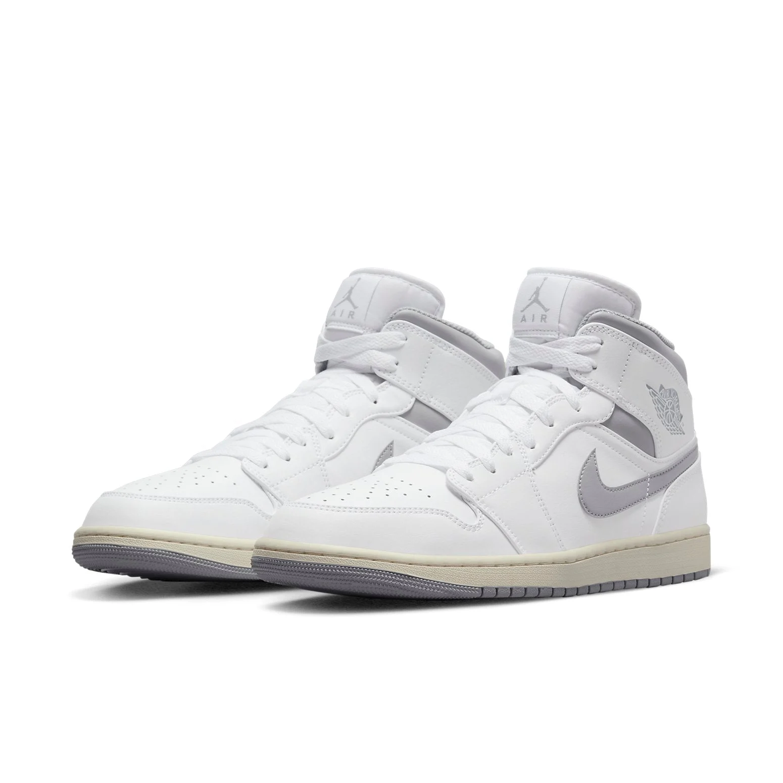 Alternative view of Air Jordan 1 Mid ‘Neutral Grey’ 554724-135
