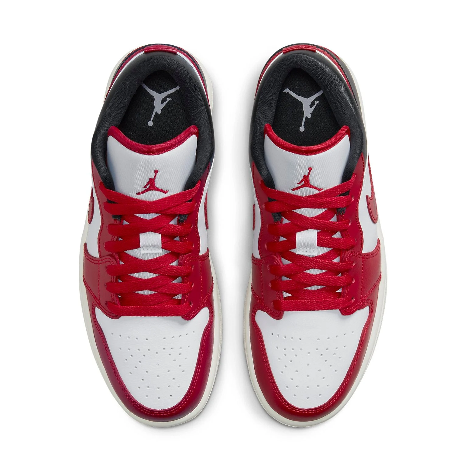 Alternative view of (WMNS) Air Jordan 1 Low ‘White Gym Red’ DC0774-160