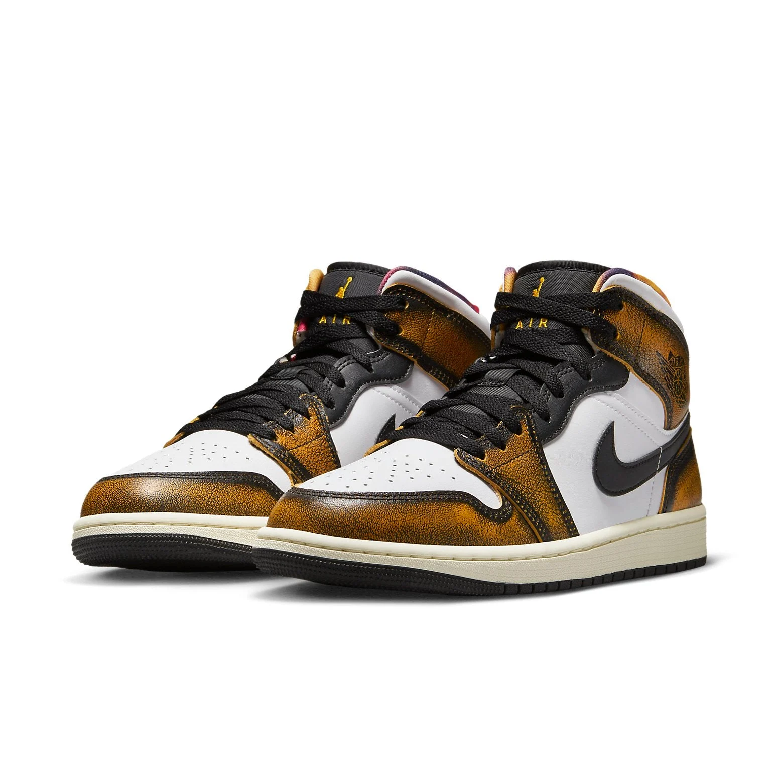 Alternative view of Air Jordan 1 Mid SE ‘Wear-Away – Taxi’ DQ8417-071