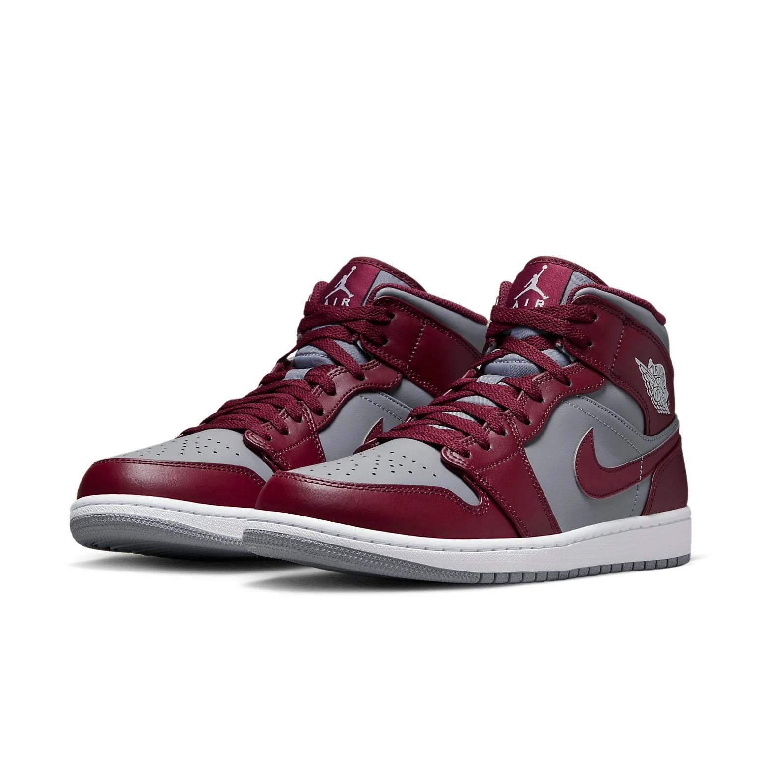 Alternative view of Air Jordan 1 Mid ‘Cherrywood Red’ DQ8426-615