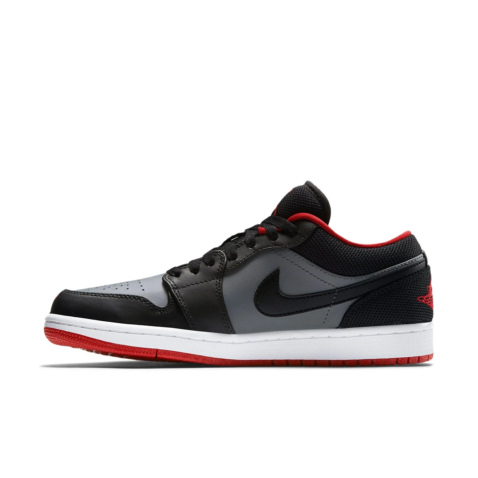 Air Jordan 1 Retro Low ‘Black Red Grey’ 553558-020