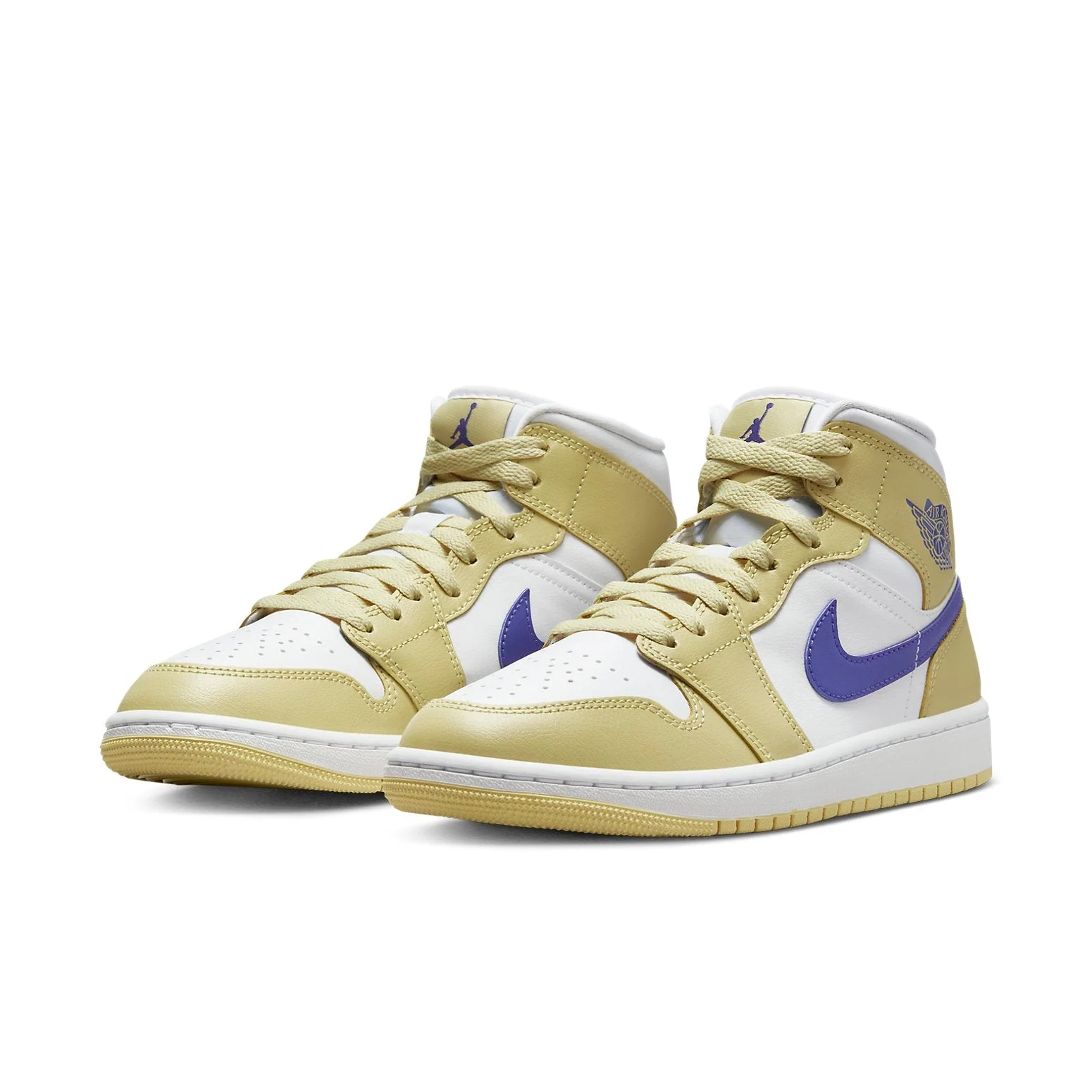 Alternative view of (WMNS) Air Jordan 1 Mid ‘Lemon Wash’ BQ6472-701