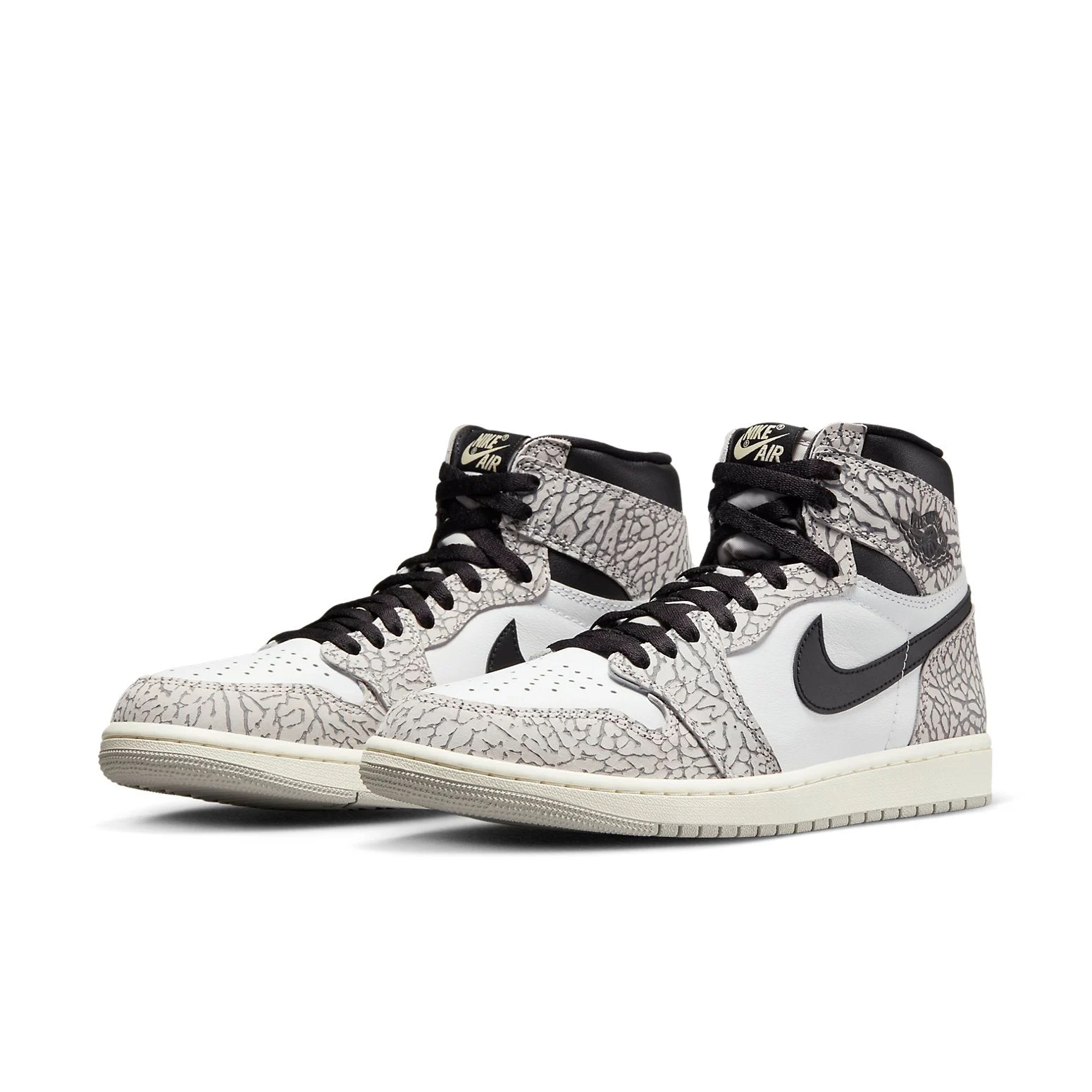 Alternative view of Air Jordan 1 Retro High OG ‘White Cement’ DZ5485-052