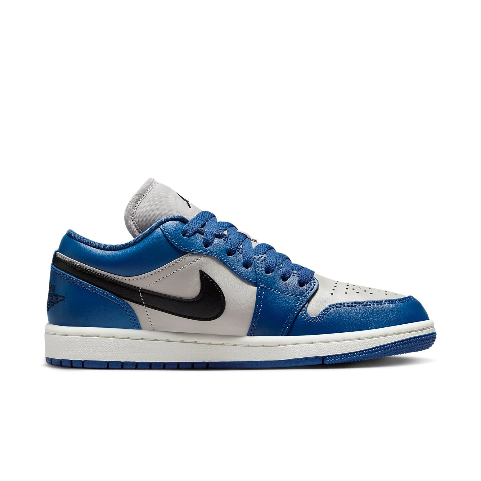 (WMNS) Air Jordan 1 Low ‘Gray Navy Blue Black’ DC0774-402