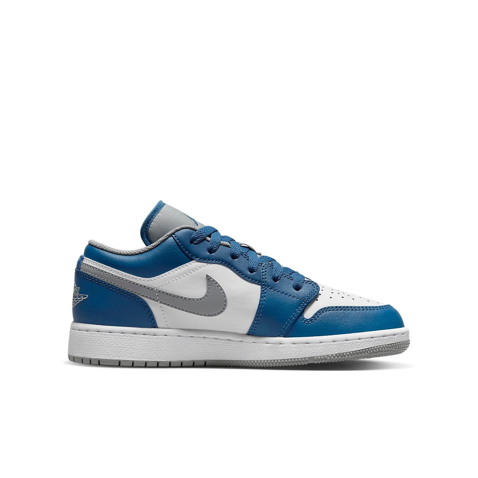 (GS) Air Jordan 1 Low ‘True Blue Cement’ 553560-412