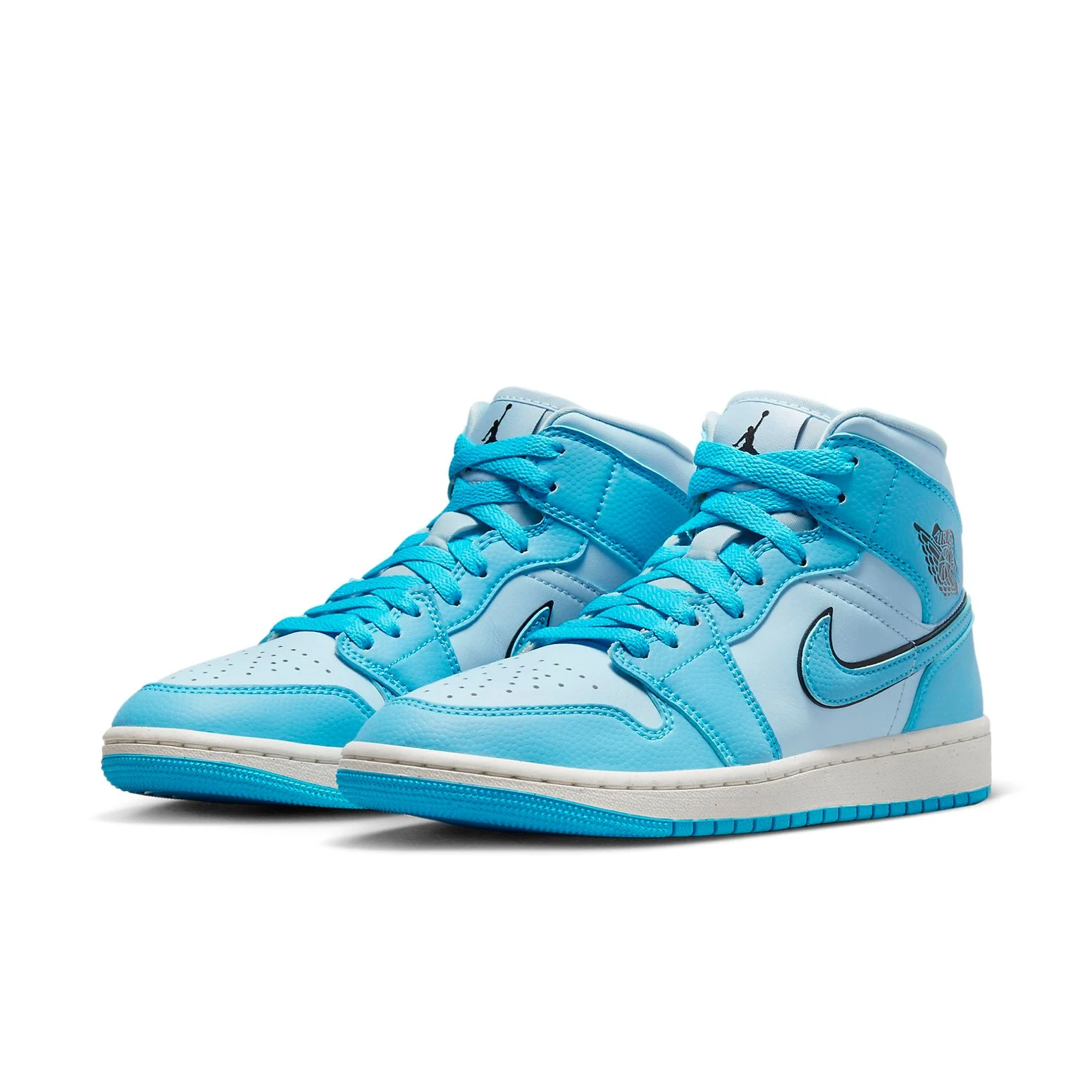 Alternative view of (WMNS) Air Jordan 1 Mid ‘Ice Blue’ DV1302-400