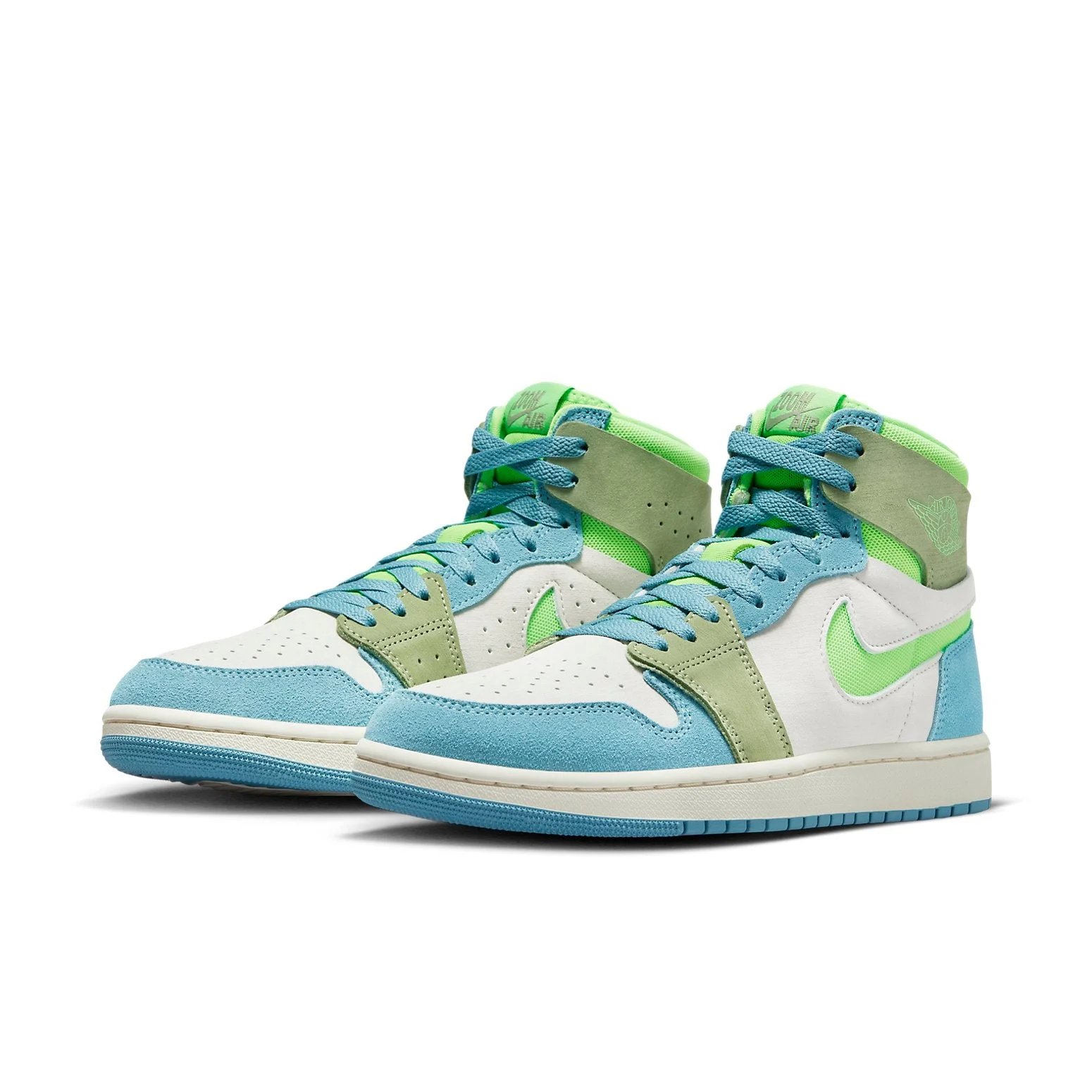 Alternative view of (WMNS) Air Jordan 1 High Zoom Air CMFT 2 ‘University Blue Volt’ DV1305-433