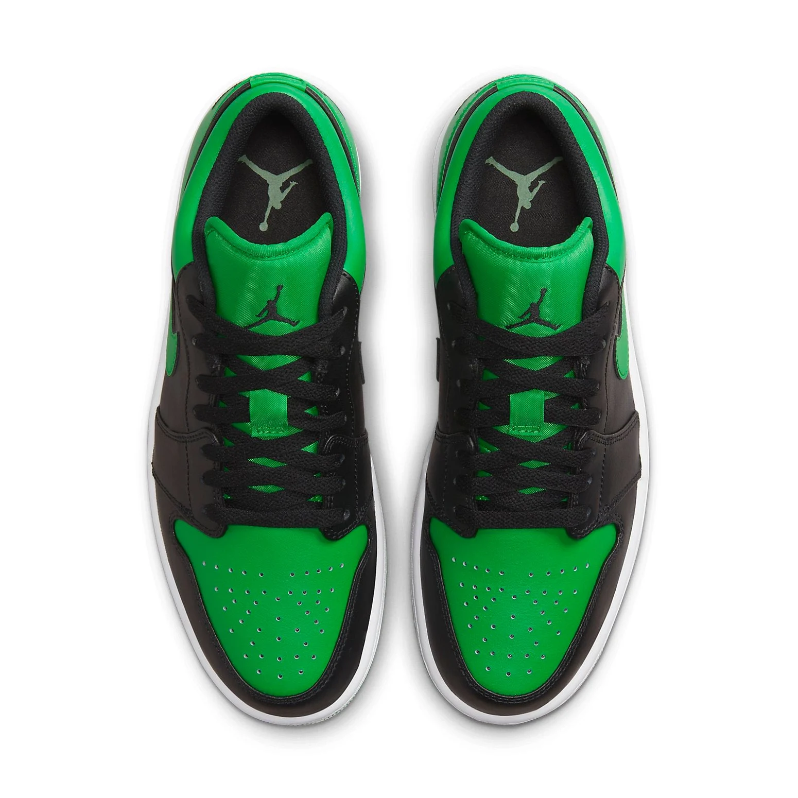 Alternative view of Air Jordan 1 Low ‘Lucky Green’ 553558-065