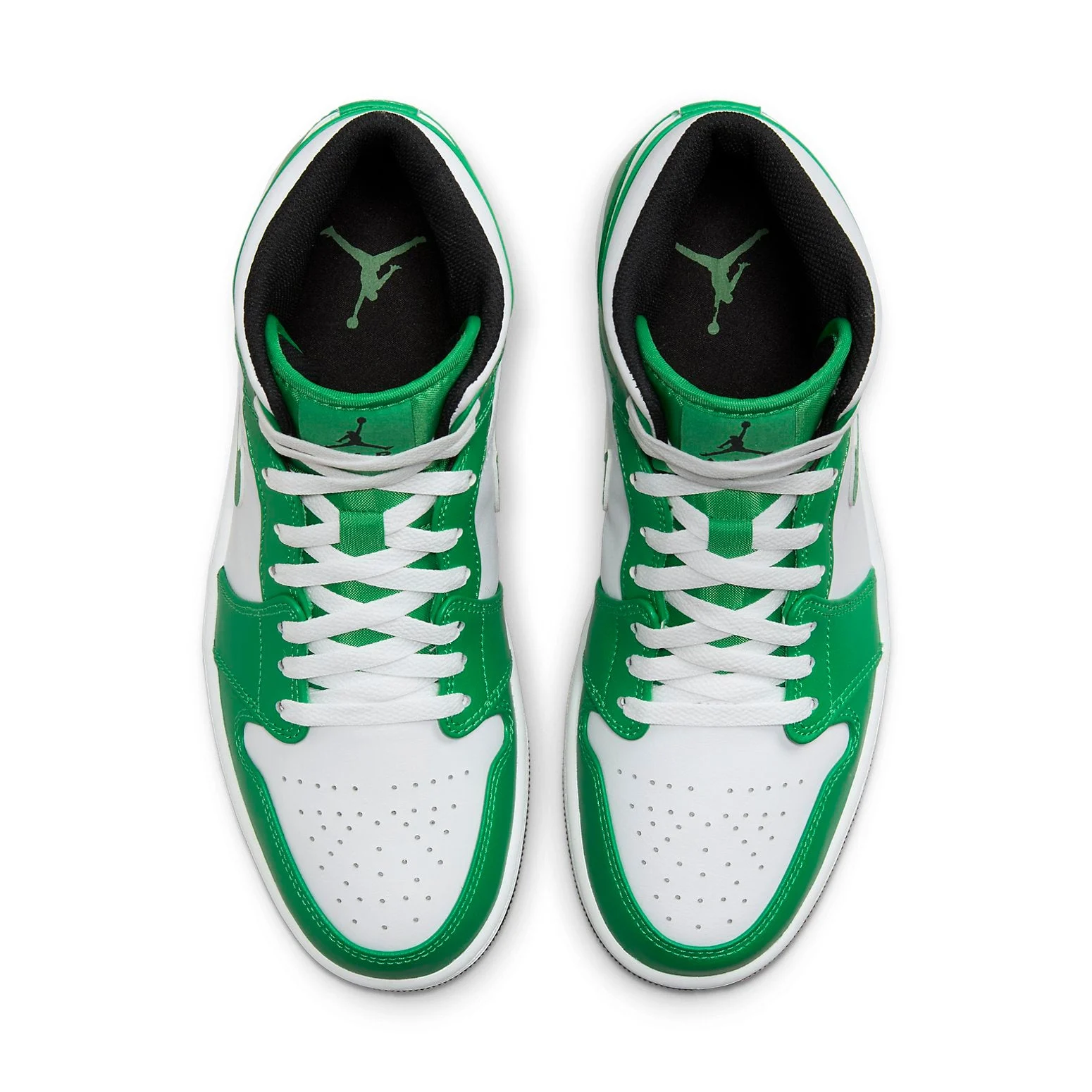 Alternative view of Air Jordan 1 Mid ‘Lucky Green’ DQ8426-301