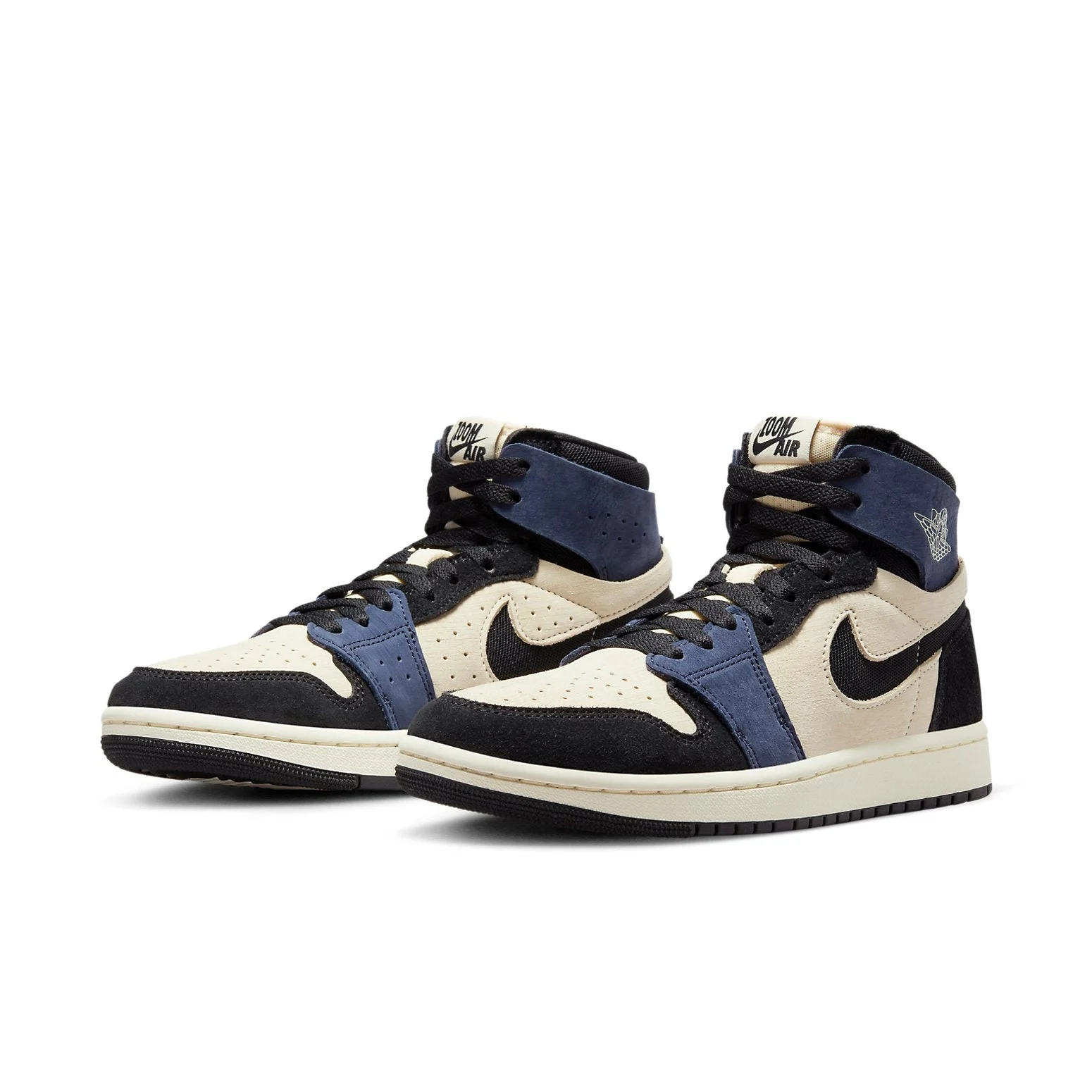 Alternative view of (WMNS) Air Jordan 1 High Zoom Comfort 2 ‘Blackened Blue’ DV1305-104