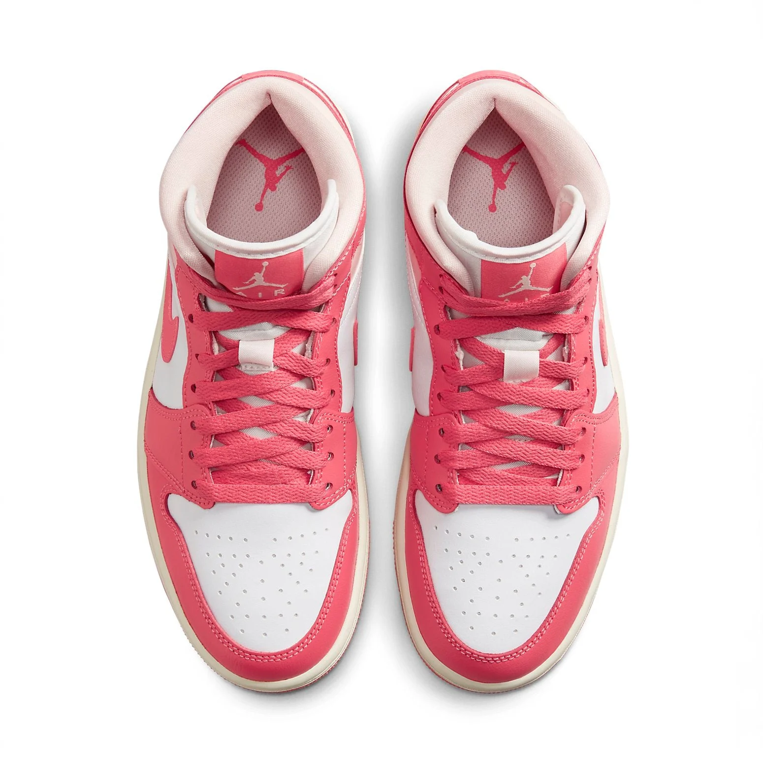 Alternative view of (WMNS) Air Jordan 1 Mid ‘Strawberries and Cream’ BQ6472-186