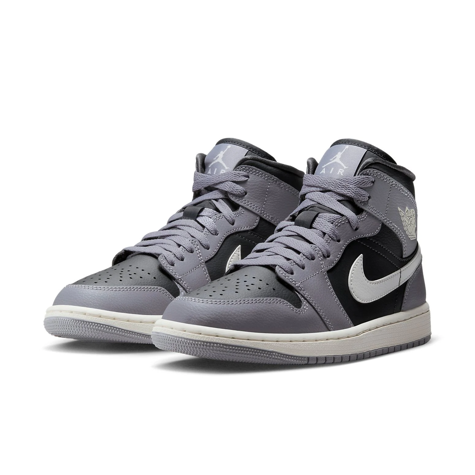 Alternative view of (WMNS) Air Jordan 1 Mid ‘Cement Grey’ BQ6472-022