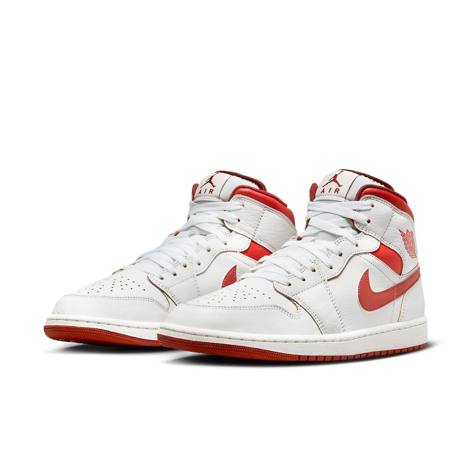 Alternative view of Air Jordan 1 Mid SE ‘Dune Red’ FJ3458-160