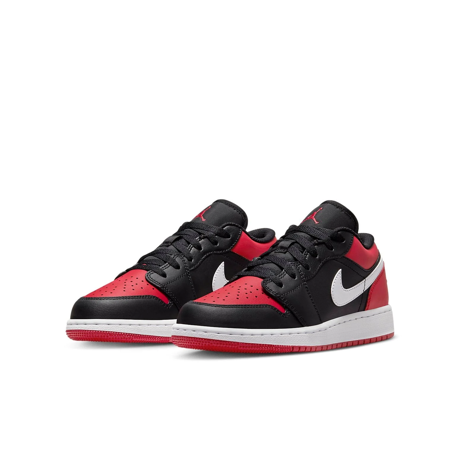 Alternative view of (GS) Air Jordan 1 Low ‘Alternate Bred Toe’ 553560-066