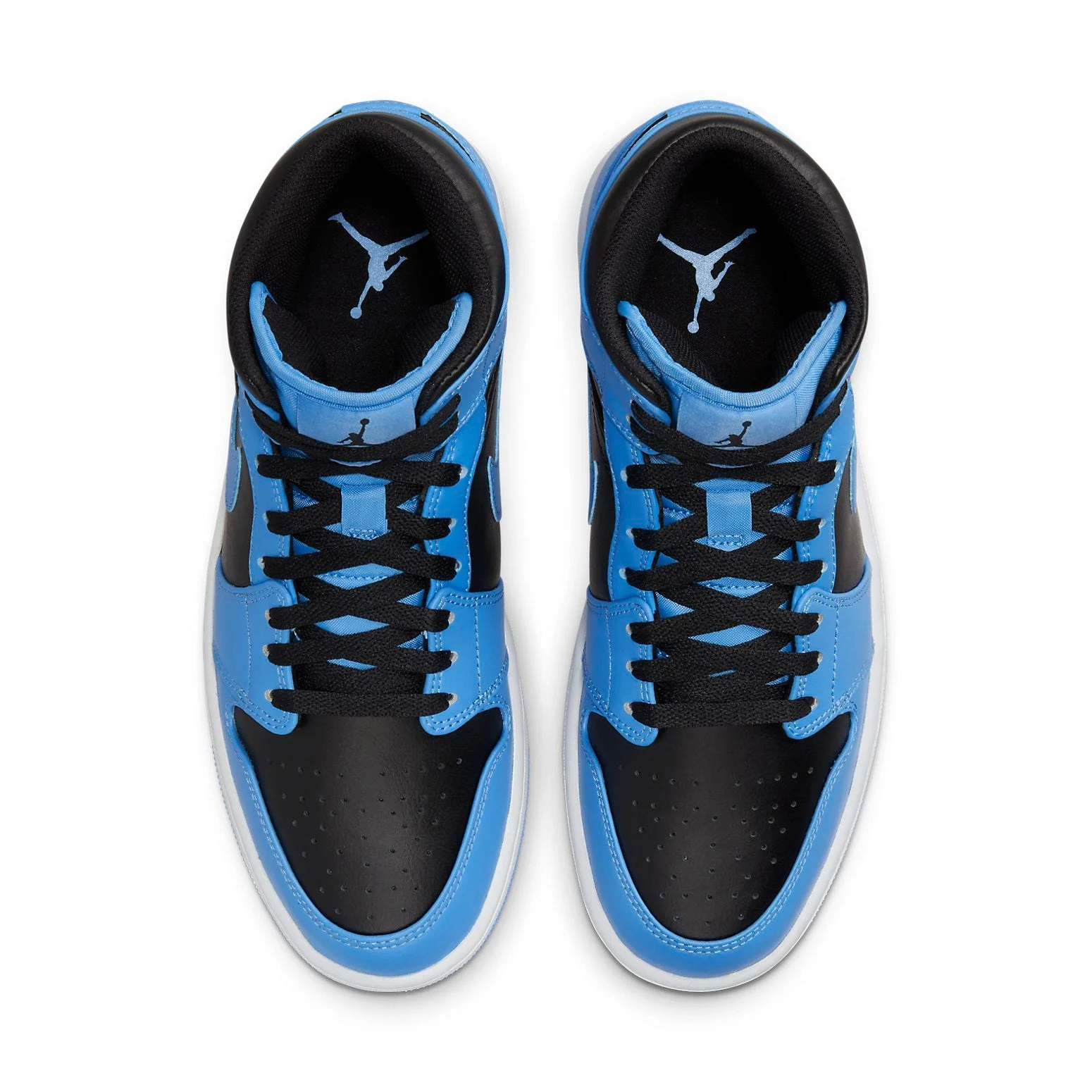Alternative view of Air Jordan 1 Mid ‘University Blue Black’ DQ8426-401