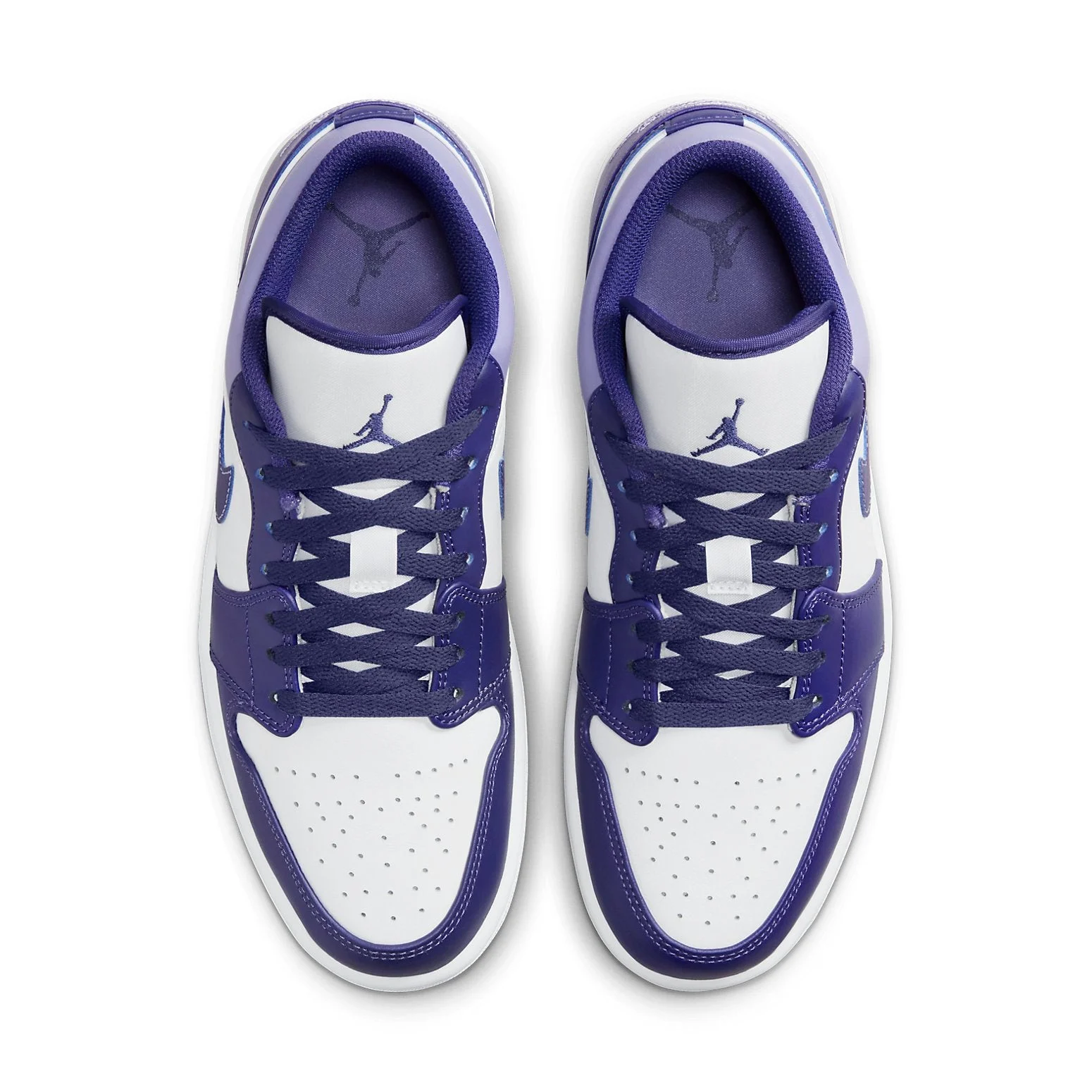 Alternative view of Air Jordan 1 Low ‘Sky J Purple’ 553558-515