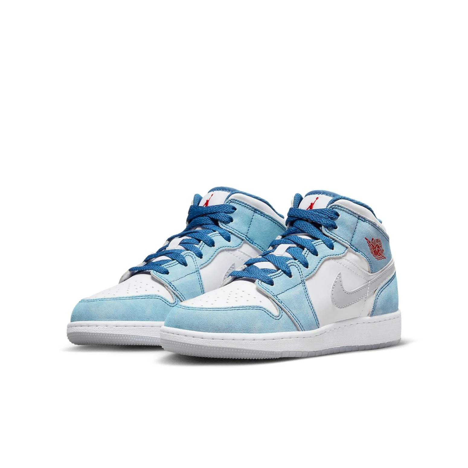 Alternative view of (GS) Air Jordan 1 Mid SE ‘French Blue’ DR6235-401