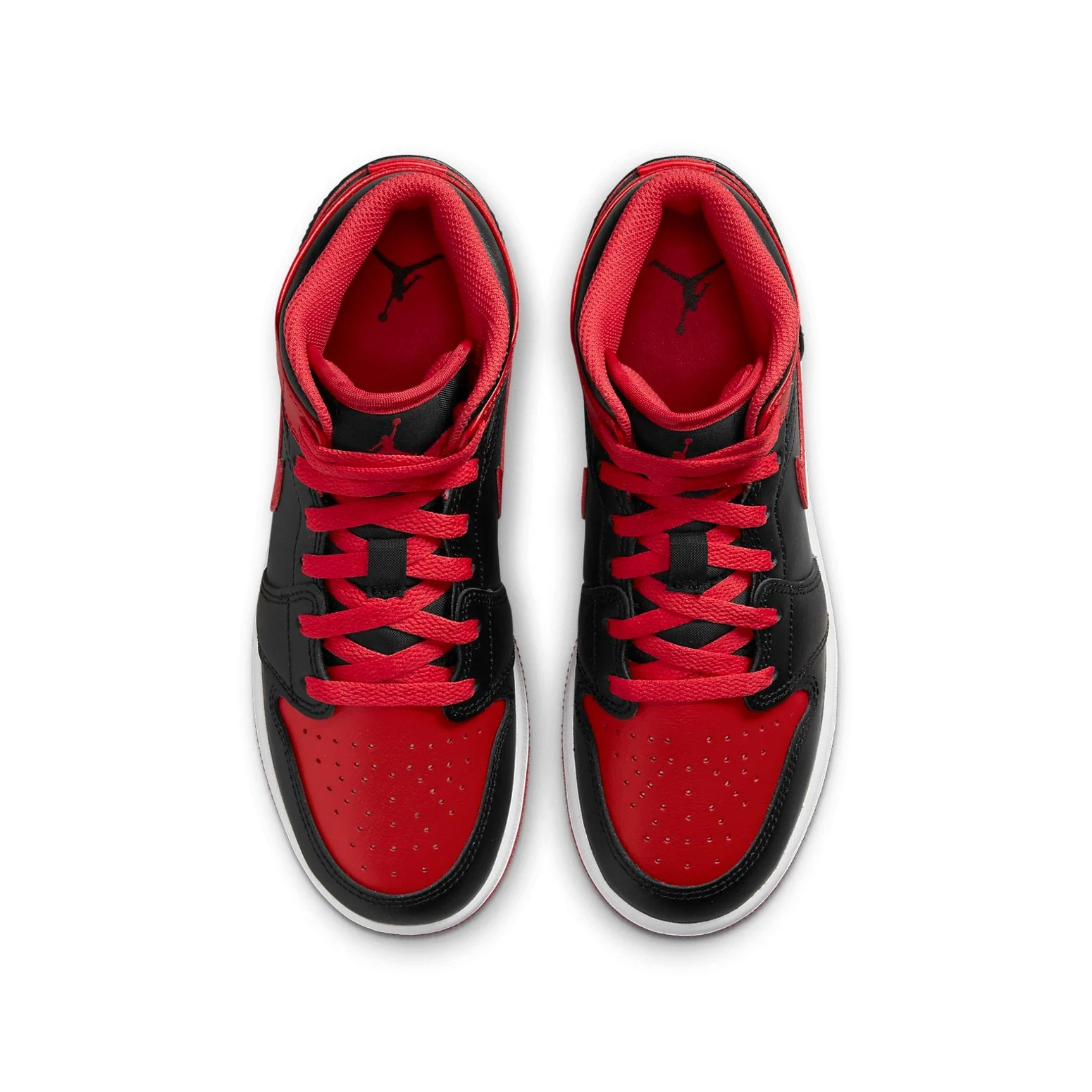 Alternative view of (GS) Air Jordan 1 Mid ‘Alternate Bred 2022’ DQ8423-060