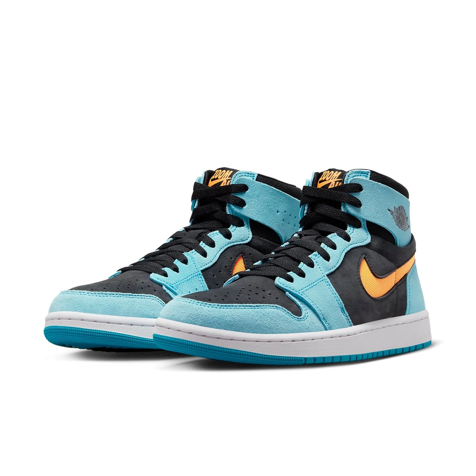 Alternative view of Air Jordan 1 High Zoom Comfort 2 ‘Bleached Aqua Citrus’ DV1307-408