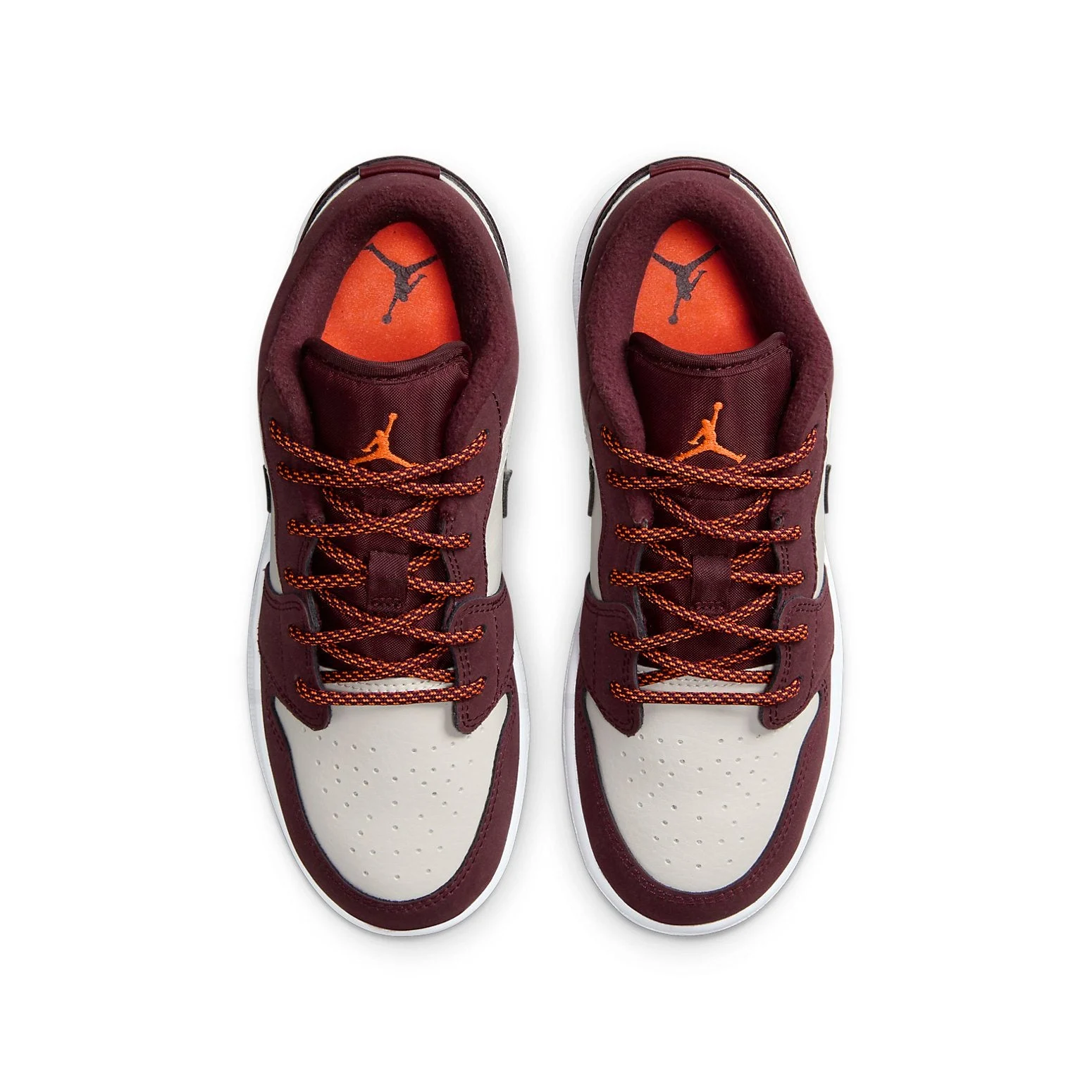 Alternative view of (GS) Air Jordan 1 Low ‘Night Maroon’ 553560-068