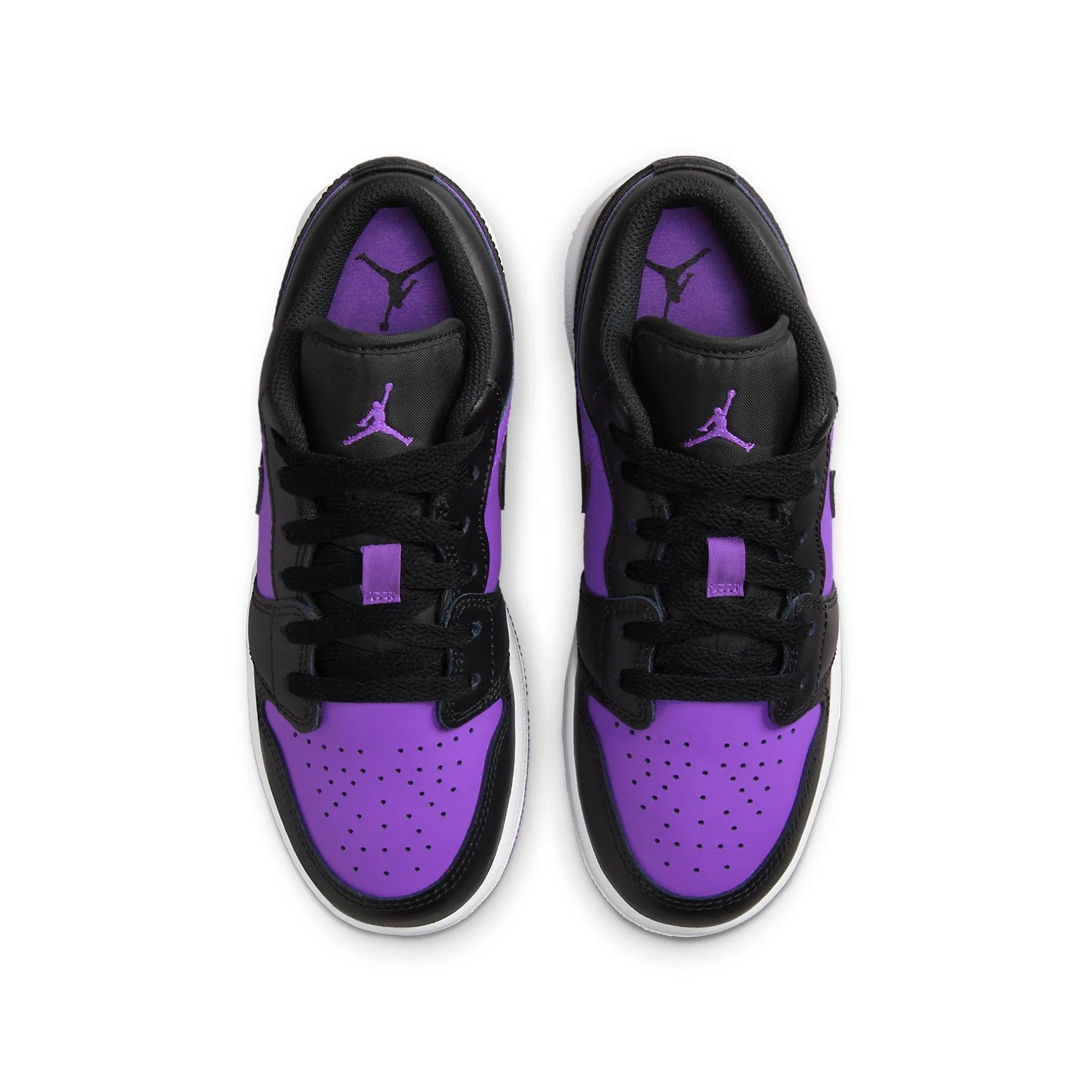 (GS) Air Jordan 1 Low Purple Venom ‘Purple’ 553560-505 - 图片 3