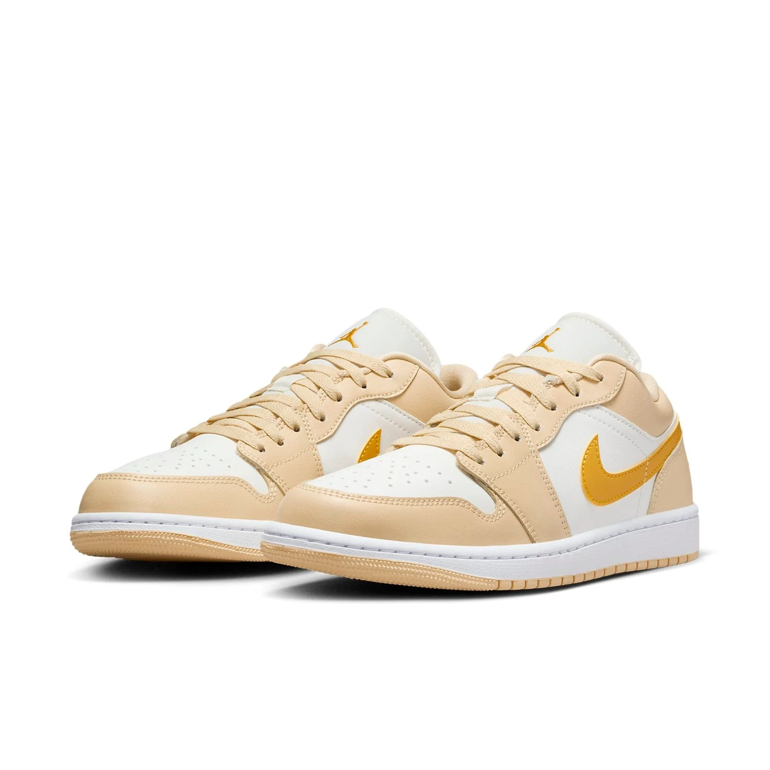 Alternative view of (WMNS) Air Jordan 1 Low ‘Team Gold’ DC0774-170