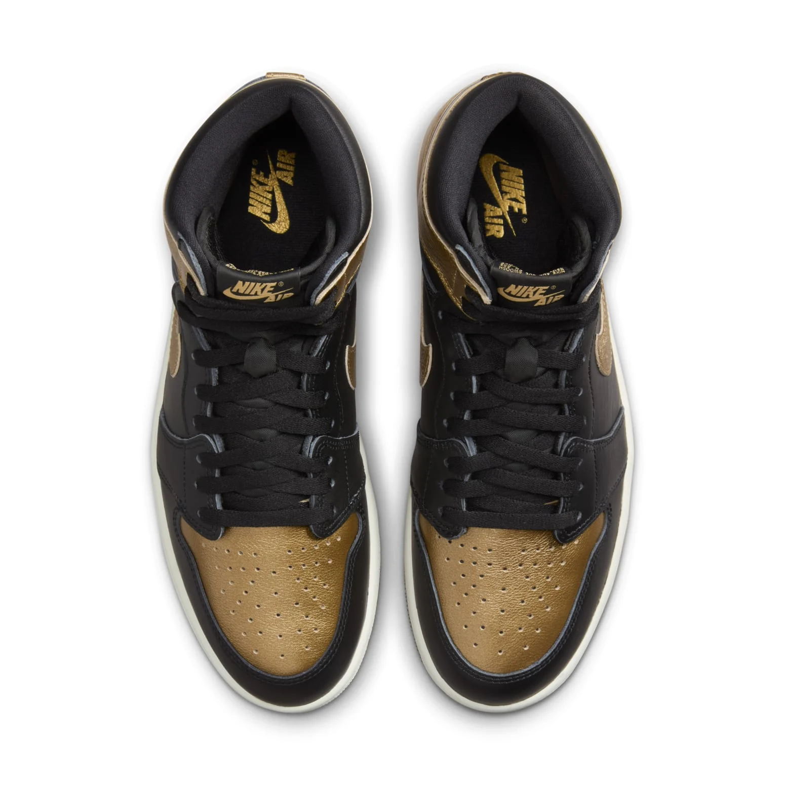 Alternative view of Air Jordan 1 Retro High OG ‘Metallic Gold’ DZ5485-071