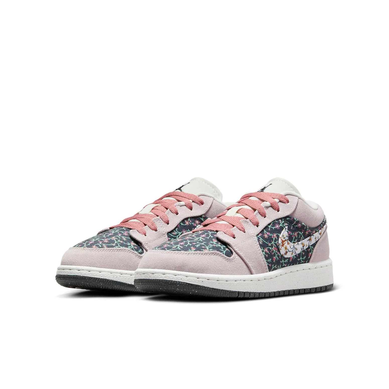 Alternative view of (GS) Air Jordan 1 Low ‘Canvas Floral’ FJ3445-001