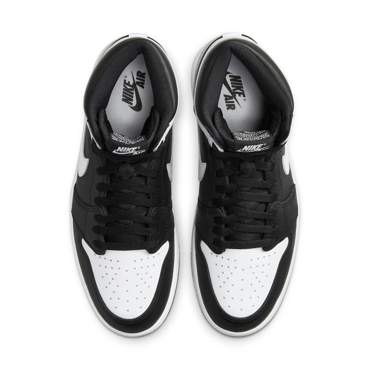 Alternative view of Air Jordan 1 High OG ‘Black White’ DZ5485-010