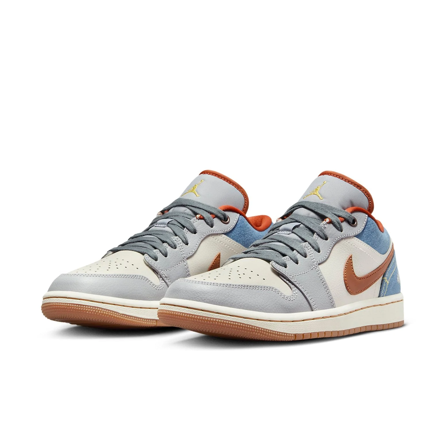 Alternative view of (WMNS) Air Jordan 1 Low ‘Denim Phantom’ FZ5045-091