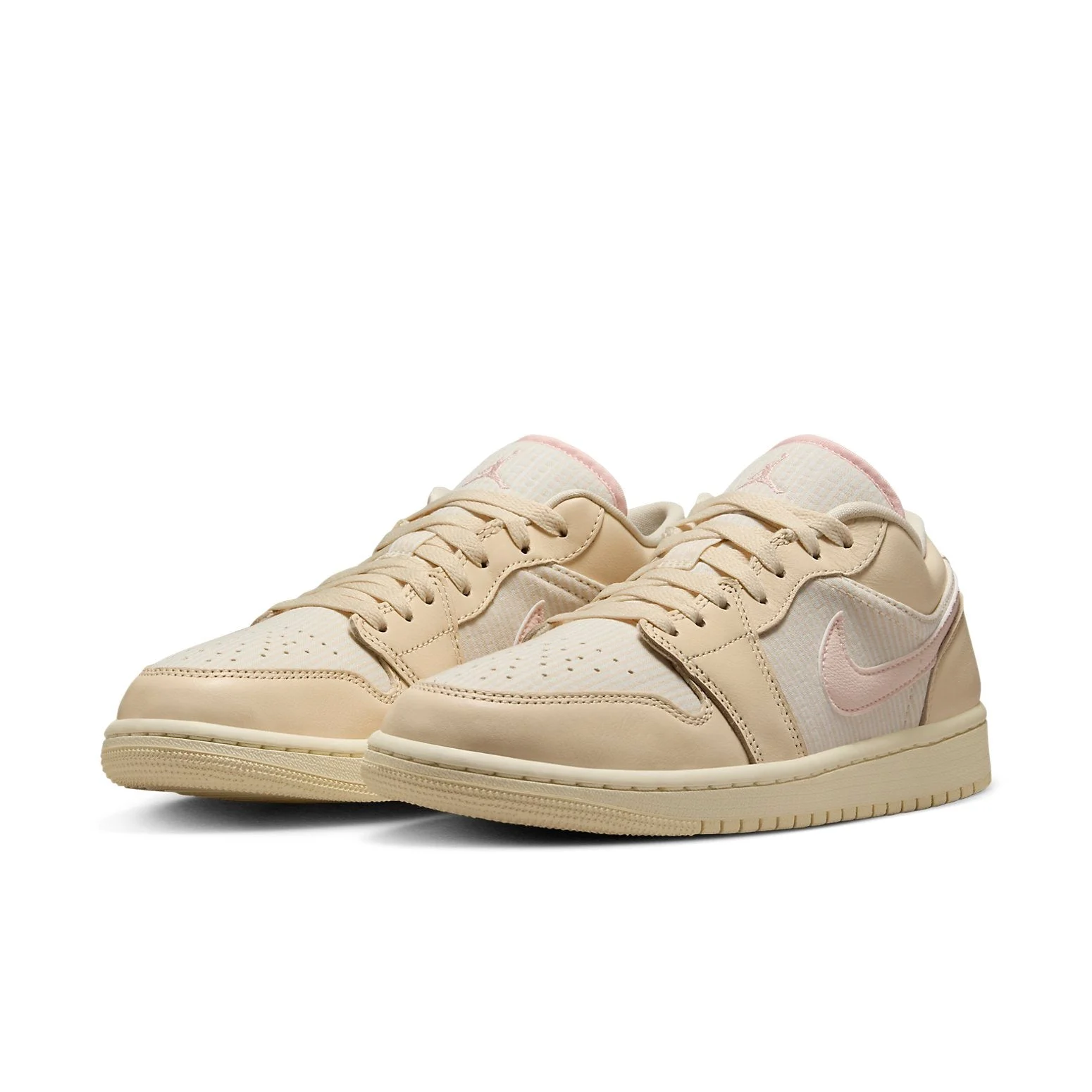 Alternative view of (WMNS) Air Jordan 1 Low SE ‘Linen Legend Pink’ FQ1925-100
