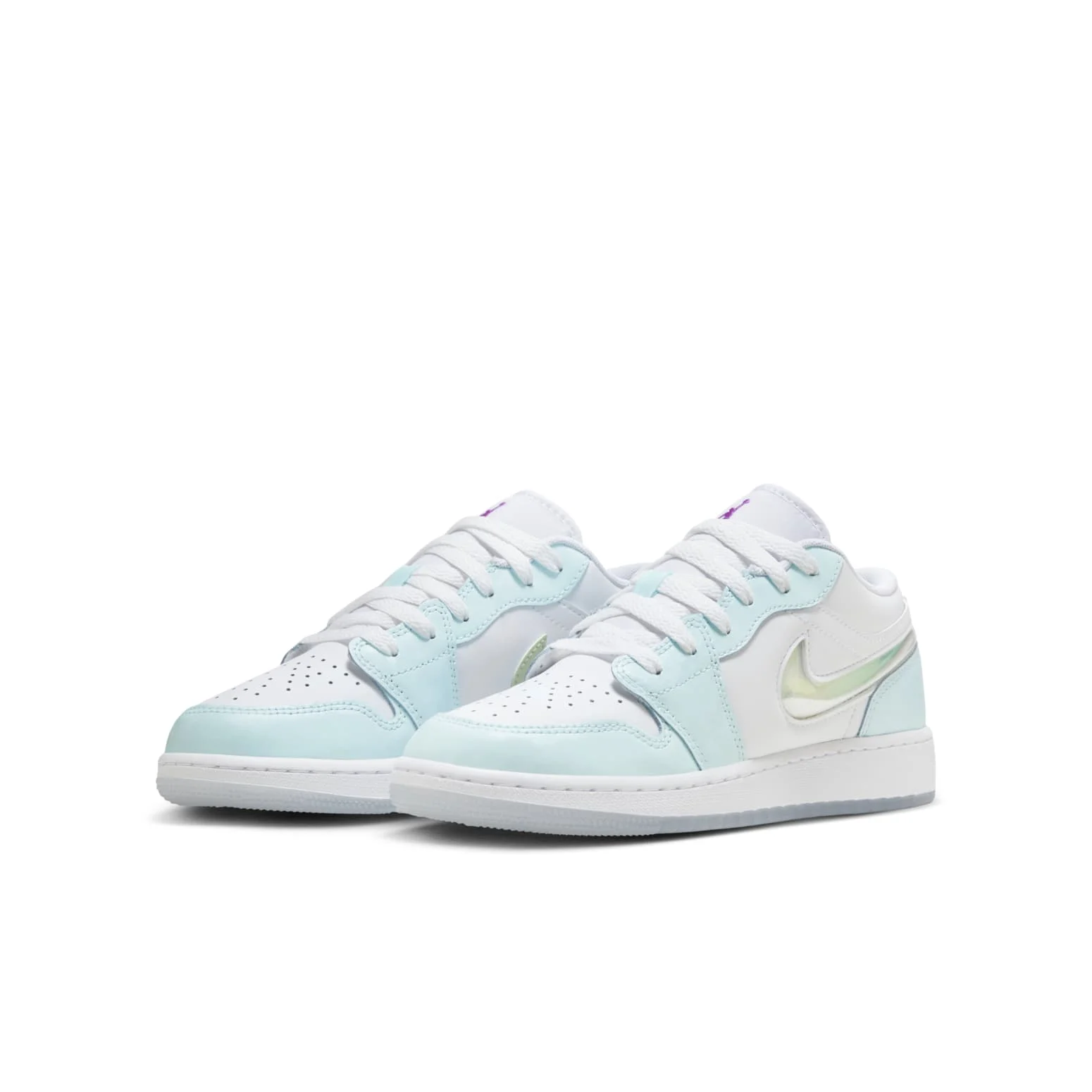 Alternative view of (GS) Air Jordan 1 Low SE ‘Glacier Blue’ HJ3481-491
