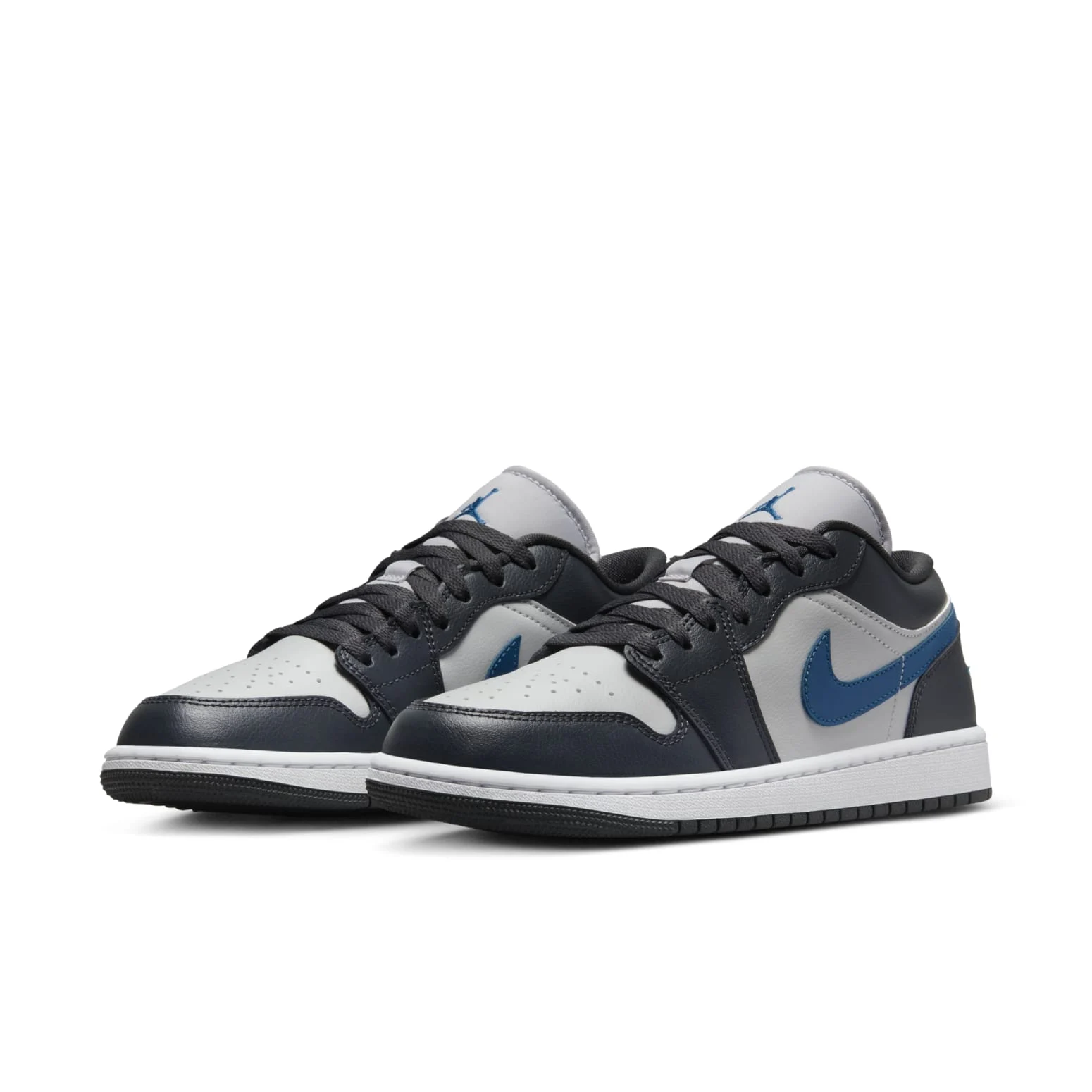 Alternative view of (WMNS) Air Jordan 1 Low ‘Anthracite Industrial Blue’ DC0774-040