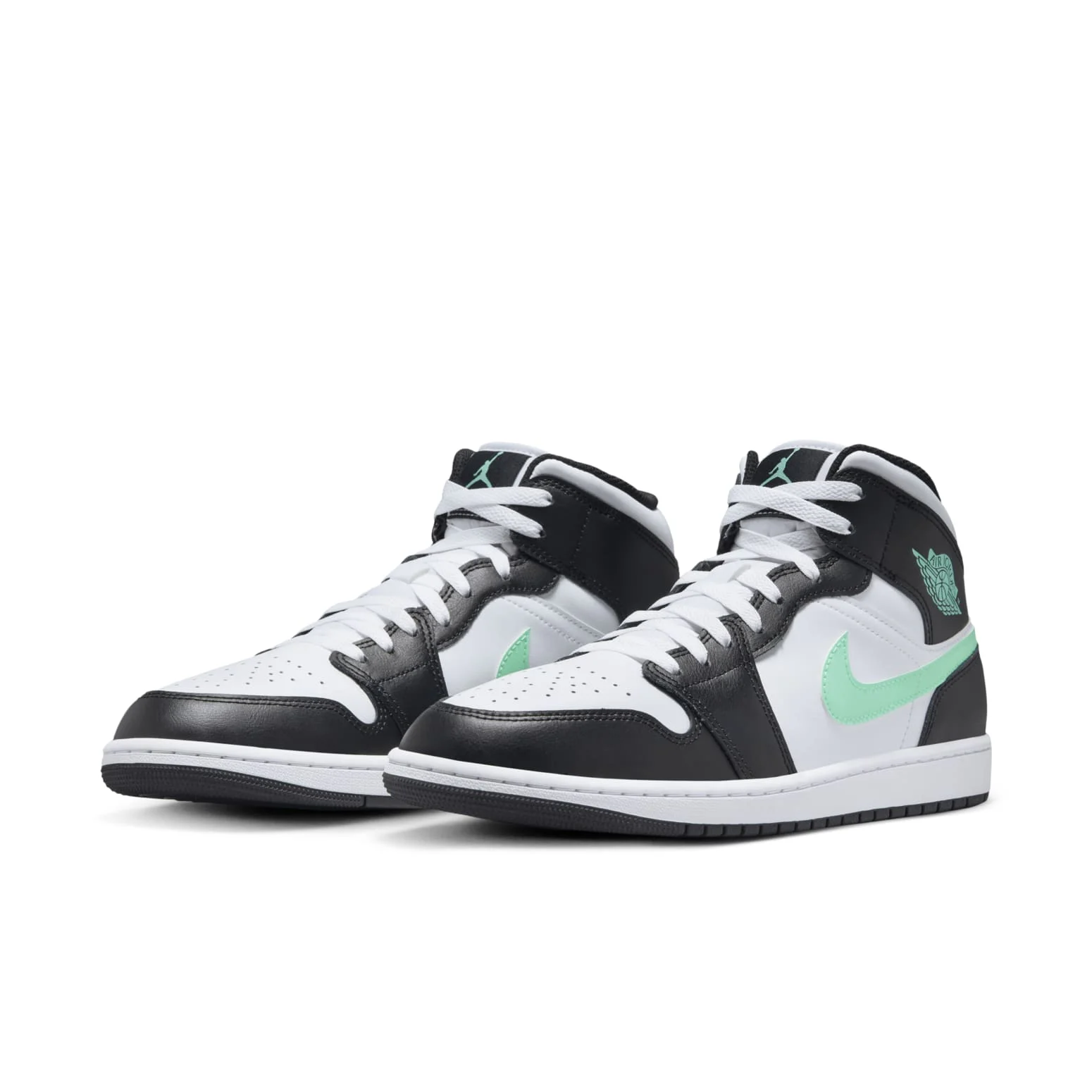 Alternative view of Air Jordan 1 Mid ‘Green Glow’ DQ8426-103