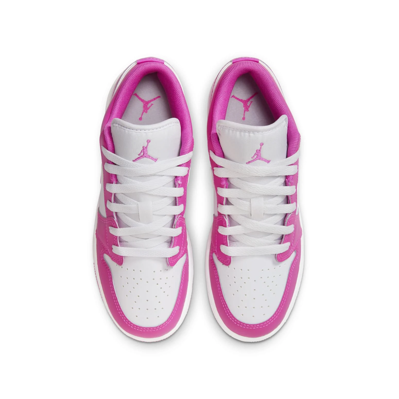Alternative view of (GS) Air Jordan 1 Low ‘Fire Pink’ FV8486-600