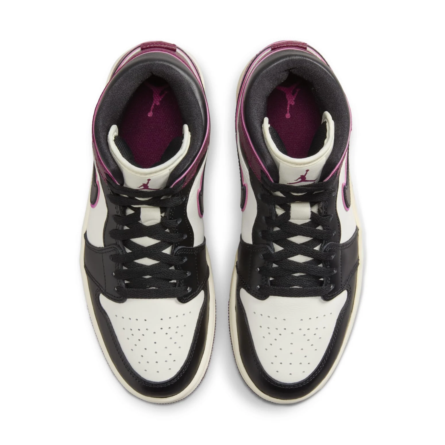 Alternative view of (WMNS) Air Jordan 1 Mid SE ‘Bordeaux’ FQ7818-101