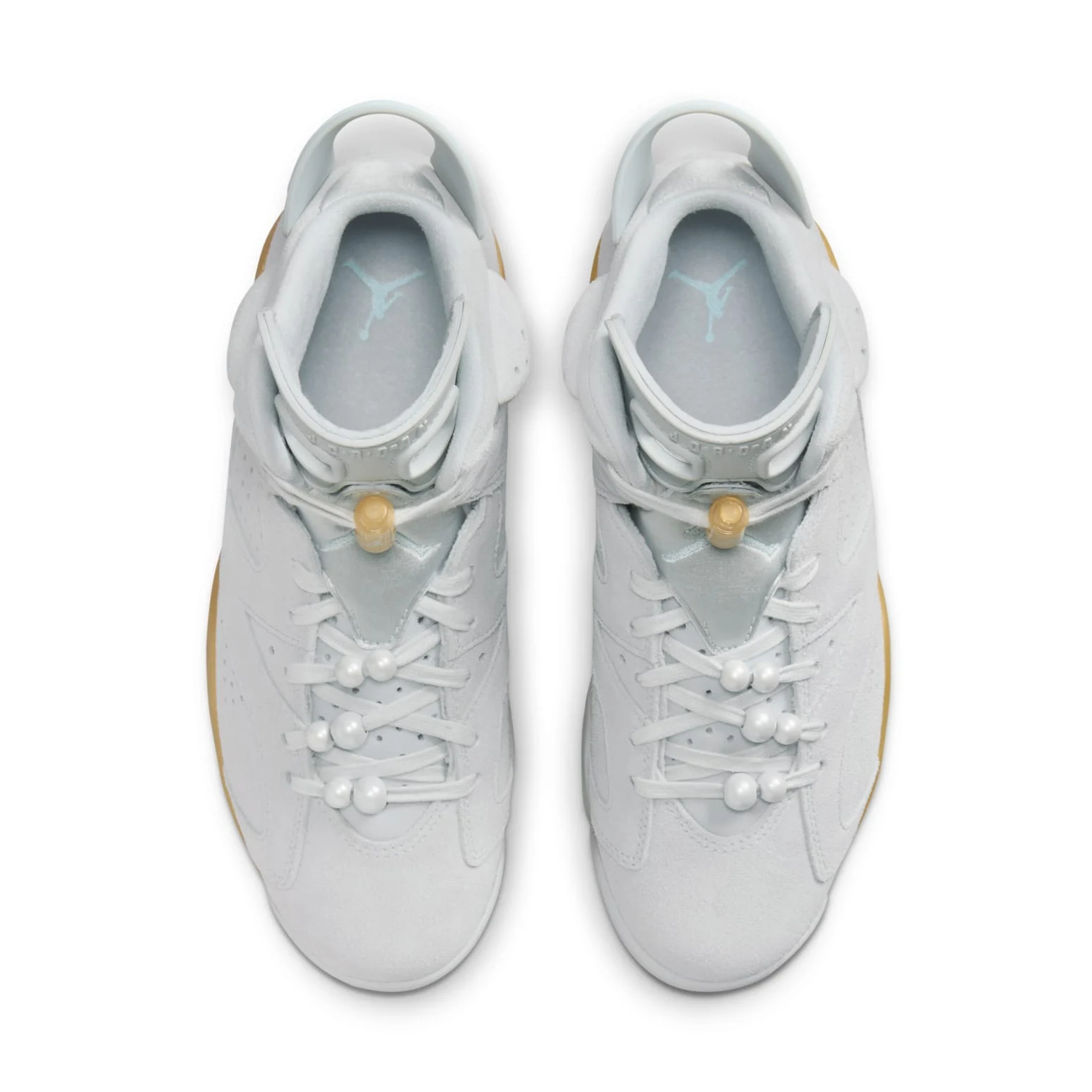 Alternative view of (WMNS) Air Jordan 6 Retro ‘Pearl’ DQ4914-074