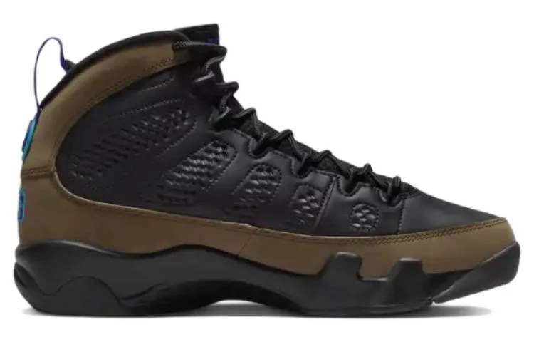 Alternative view of Air Jordan 9 Retro ‘Olive Concord’ CT8019-034