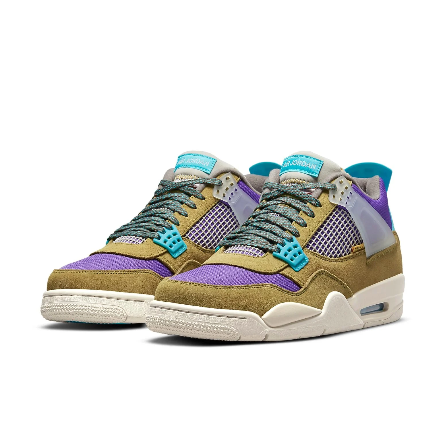 Alternative view of Air Jordan 4 Retro x Union LA ‘Desert Moss’ DJ5718-300