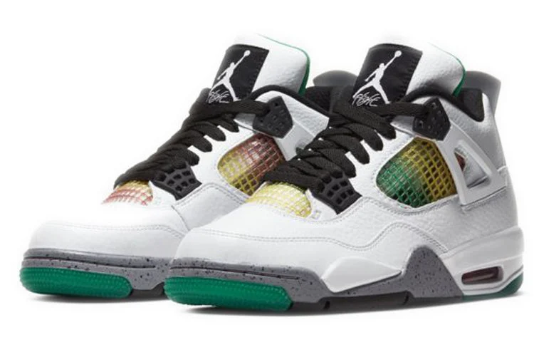 Alternative view of (WMNS) Air Jordan 4 Retro ‘Rasta’ AQ9129-100