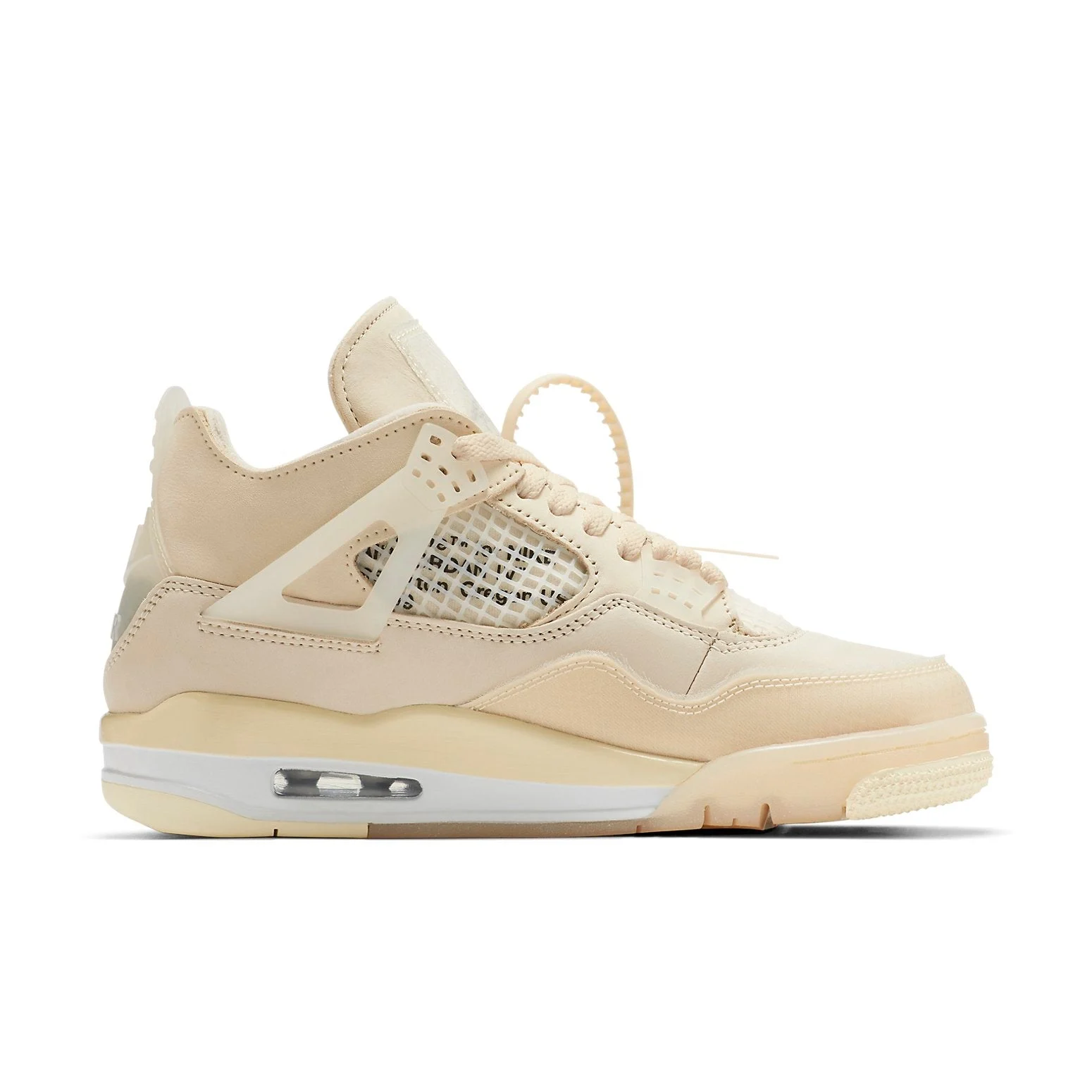 (WMNS) Air Jordan 4 x Off-White SP ‘Sail’ CV9388-100