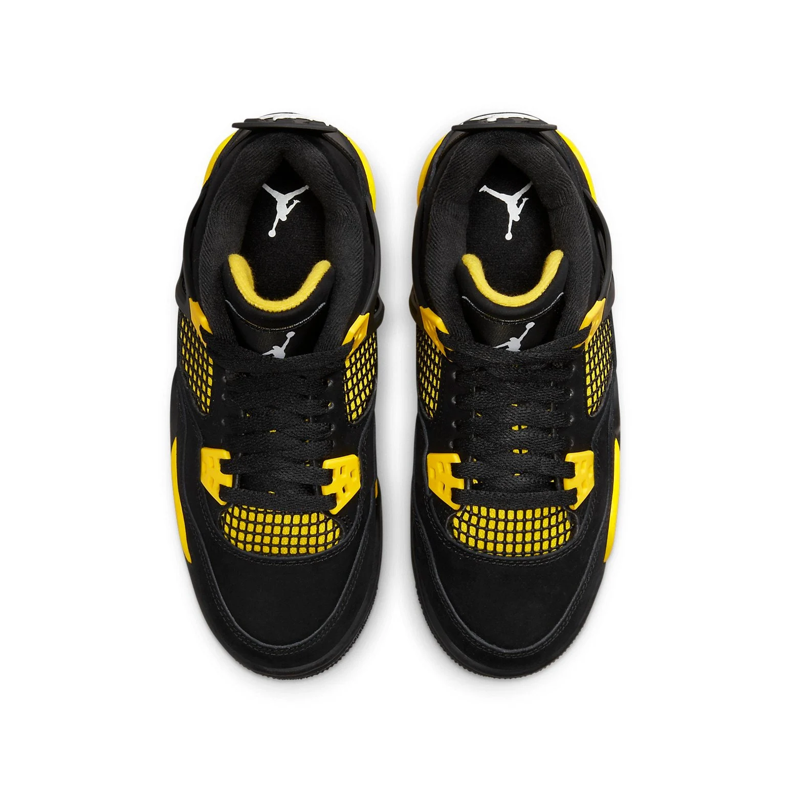 Alternative view of (GS) Air Jordan 4 Retro ‘Thunder’ 408452-017