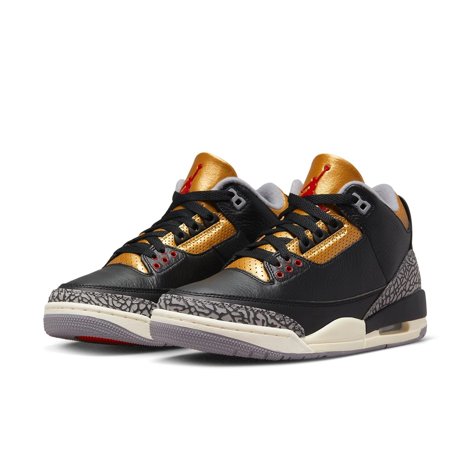 (WMNS) Air Jordan 3 Retro ‘Black Gold’ CK9246-067 - 图片 3