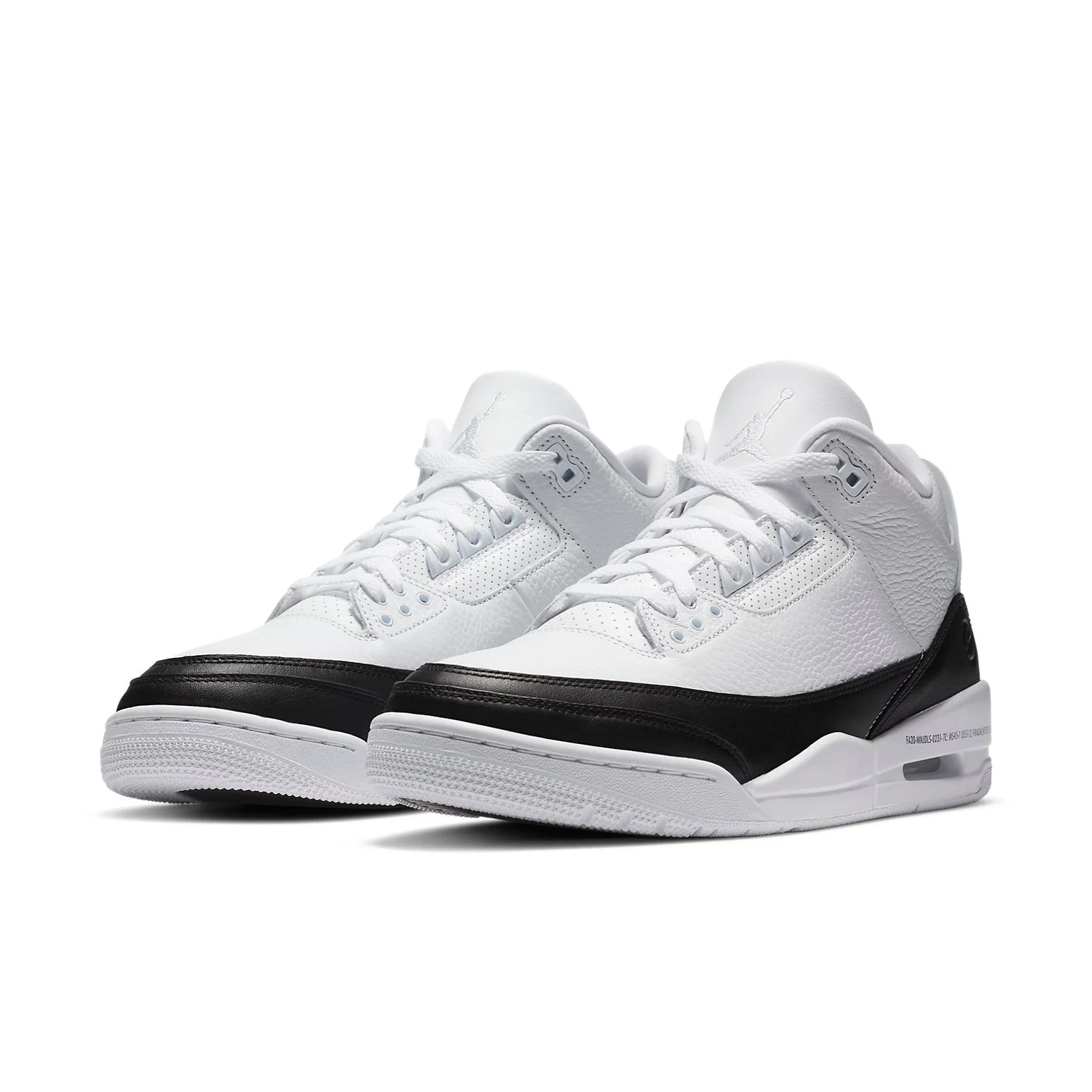 Alternative view of Fragment Design x Air Jordan 3 Retro SP ‘White’ DA3595-100