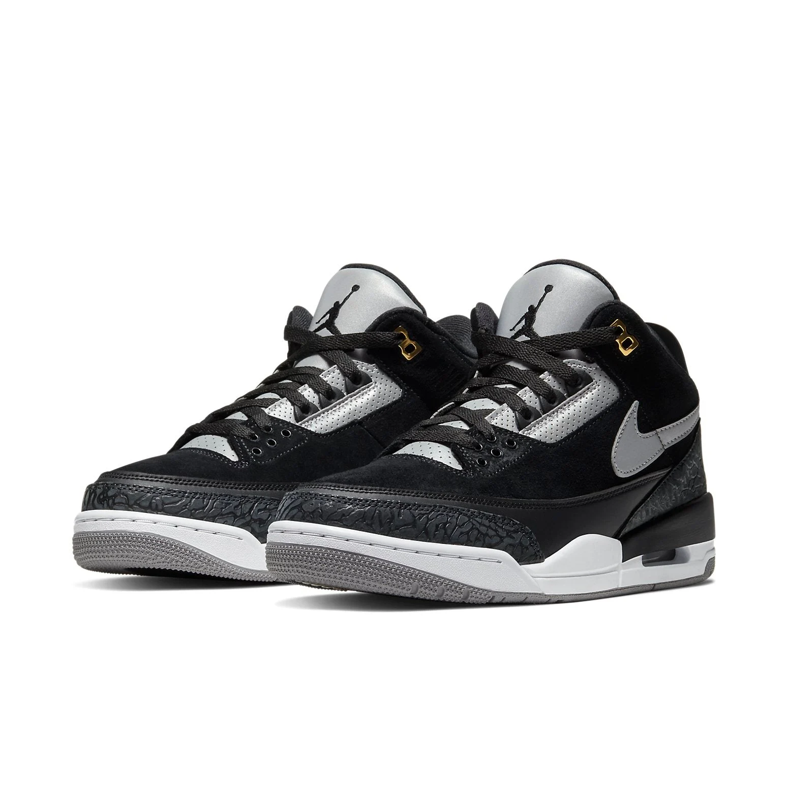 Alternative view of Air Jordan 3 Retro Tinker SP ‘Black Cement’ CK4348-007