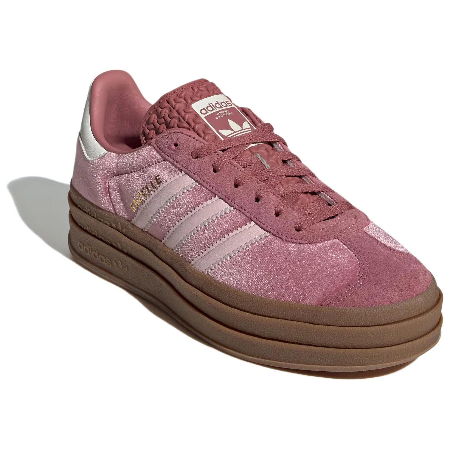 Alternative view of (WMNS) adidas originals Gazelle Bold ‘Preloved Crimson Velvet’ IG4389