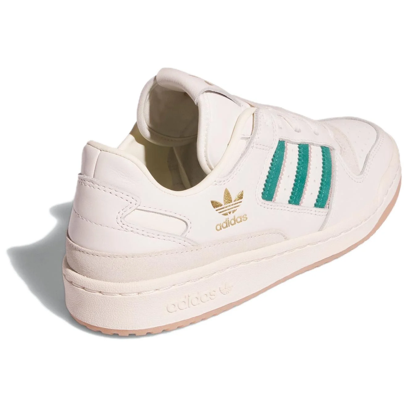 Alternative view of (WMNS) adidas originals Forum Low CL ‘Active Green Sandy Pink’ IF7220