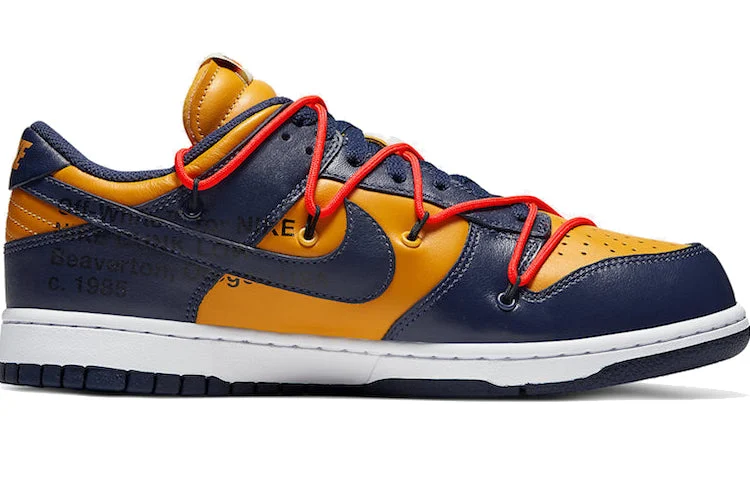 Alternative view of Nike x Off-White Dunk Low ‘University Gold’ CT0856-700