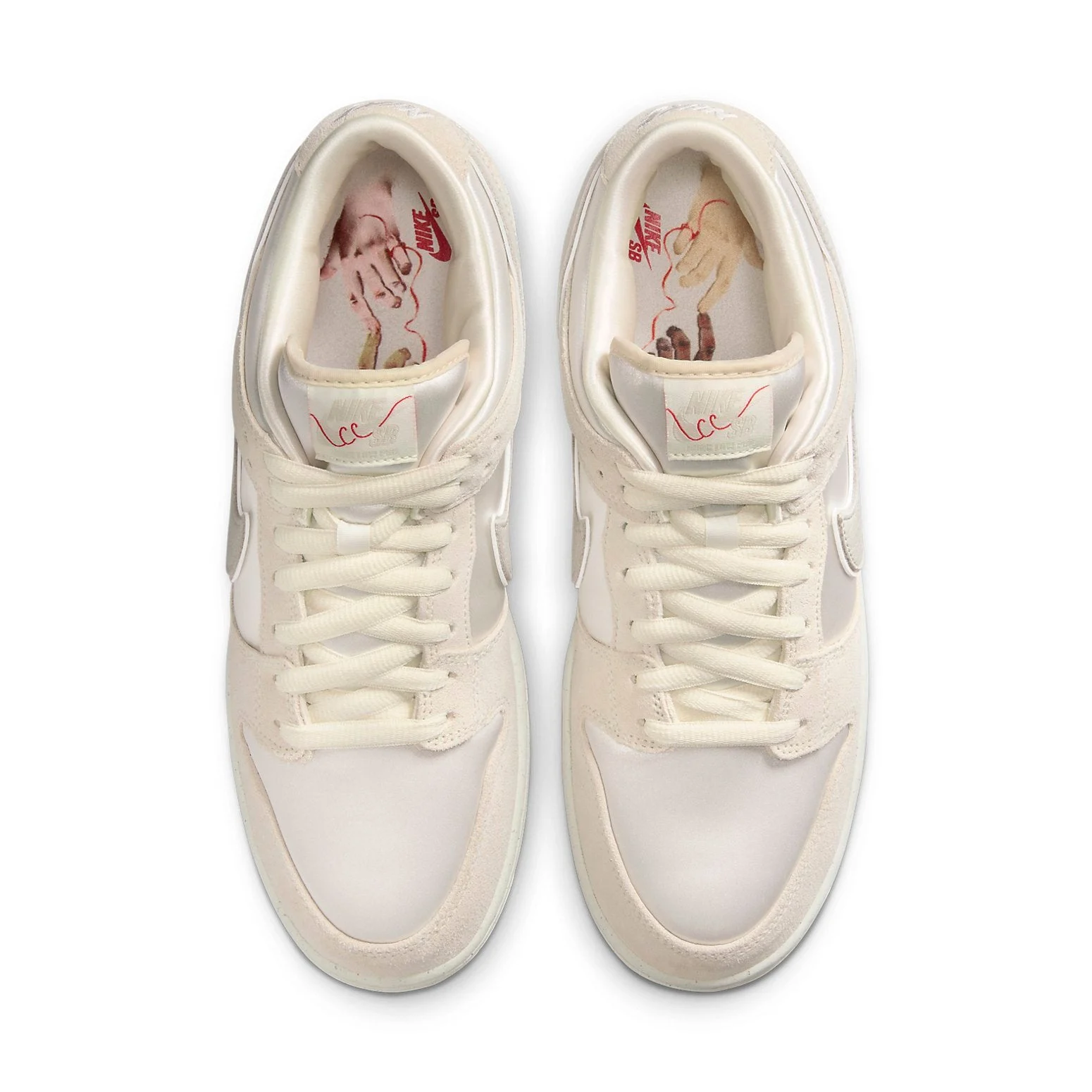 Alternative view of Nike SB Dunk Low ‘City of Love – Light Bone’ FZ5654-100